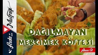 Vazgeçilmeyen Mercimek Köftesi  Dağılmayan Mercimek Köftesi Tarifi  Ardanın Mutfağı [upl. by Dag]