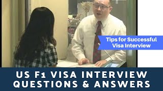 US Student F1 Visa Sample Mock Interview Questions amp Answers 2020 [upl. by Camile387]