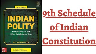 V134 Decoding the Ninth Schedule of Indian Constitution M Laxmikanth Polity for UPSC Preparation [upl. by Marie]