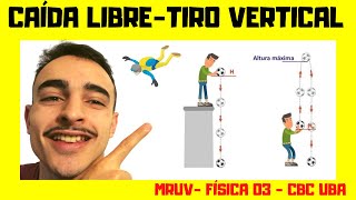 CAÍDA LIBRE y TIRO VERTICAL  Física 03 UBA CBC [upl. by Kenney336]