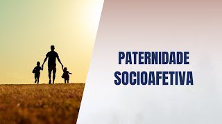 Paternidade socioafetiva [upl. by Eerej850]