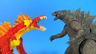 GODZILLA VS TITANOSAURUS EPIC BATTLE [upl. by Lorna]