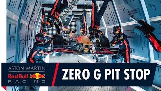 Taking an F1 Pit Stop to a whole new level  Aston Martin Red Bull Racings Zero Gravity Pit Stop [upl. by Akemot474]