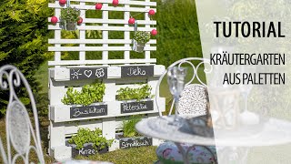 Kräutergarten aus Paletten selber bauen  Tutorial  WAGNER [upl. by Tegirb]