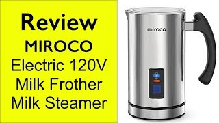 Review Miroco Milk Frother  How to make froth milk at home [upl. by Anoniw924]