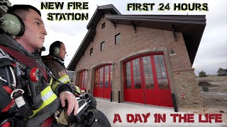 First 24 Hours in a New Fire Station  A Day in the Life [upl. by Yrrep759]