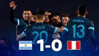 Eliminatorias  Argentina 10 Perú  Fecha 12 [upl. by Lamoree]