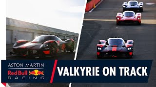 Valkyrie On Track  Max Verstappen and Alex Albon Drive The Hypercar For The First Time [upl. by Milstone]