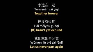 張紫豪  可不可以  Zhang Zihao  Ke Bu Ke Yi lyrics  pinyin  English translation [upl. by Akerdna]