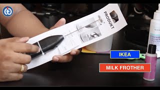 IKEA MILK FROTHER Review amp Battery Installation [upl. by Notgnilra777]