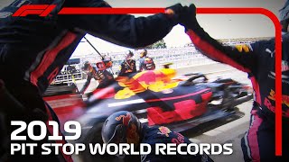 World Record F1 Pit Stops  Red Bull Racing Register The Fastest Pit Stop Three Times [upl. by Ssenav]