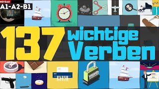 114  137 wichtige Verben mit Beispielen  137 most common verbs in german with examples [upl. by Hgieloj878]