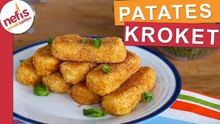 EN PRATİK Patates Kroket Tarifi  Az Malzemeli Çok Lezzetli [upl. by Irahcaz239]