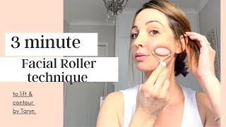 How to use a facial roller to lift tone amp contour [upl. by Aluk]