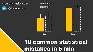 Ten Statistical Mistakes in 5 Min [upl. by Ahtanaram]