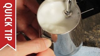 How to AutoFroth Milk for Lattes [upl. by Stillas]