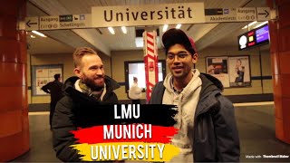 LMU Munich Campus Tour by Nikhilesh Dhure LudwigMaximiliansUniversität München [upl. by Bille]