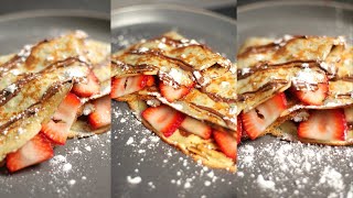 How to make NUTELLA CRÊPE CREPES [upl. by Tufts159]