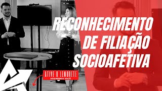 DIREITO DE FAMÍLIA Reconhecimento de filiação socioafetiva [upl. by Nollid820]