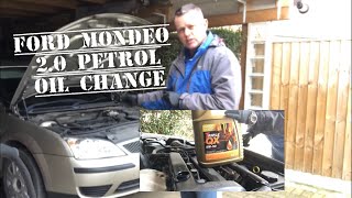 Ford MONDEO Oil Change A How To Guide DIY [upl. by Broome]