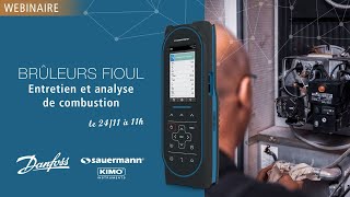 WEBINAIRE  Brûleurs fioul entretien et analyse de combustion [upl. by Nemraciram]