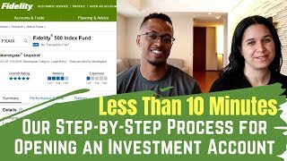 How to Open a Stock Account in Less Than Ten Minutes  Start Investing Today [upl. by Eedia]