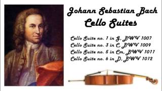 Johann Sebastian Bach  Cello suites in 432 Hz great for reading or studying [upl. by Hanala524]